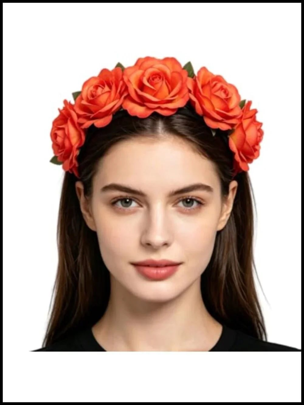 Handmade Floral Rose Headband for Women Hair Accessory Bridal